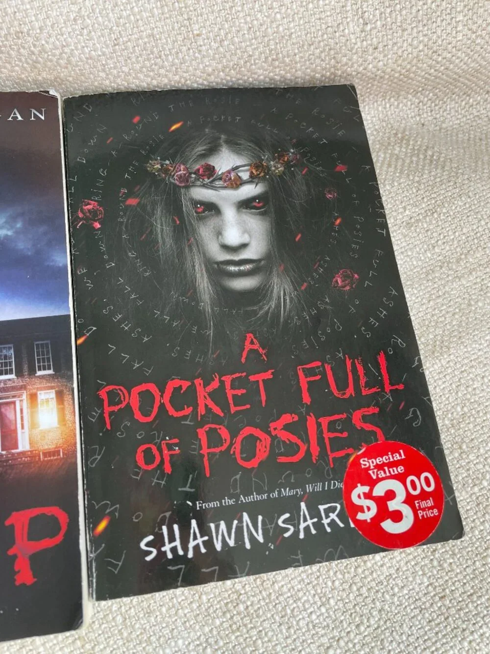 (2) Horror Paperback Youth Books 'Creep' and 'A Pocket Full of Poises'